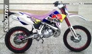 YAAMAHA DT200WR WR200 REDBULL STYLE