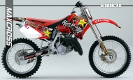 HONDA CR125R CR250R 1995-1997 ROCKSTAR HART STYLE