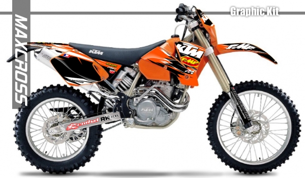 KTM ENDURO MX EXC/F's SX/F's 2001-2003' REDBULL STYLE