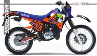 YAMAHA DT125R DT200R 1988-1992 METAL MULISHA STYLE