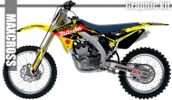 SUZUKI RM-Z 250 2007-2009' ROCKSTAR MAKITA STYLE