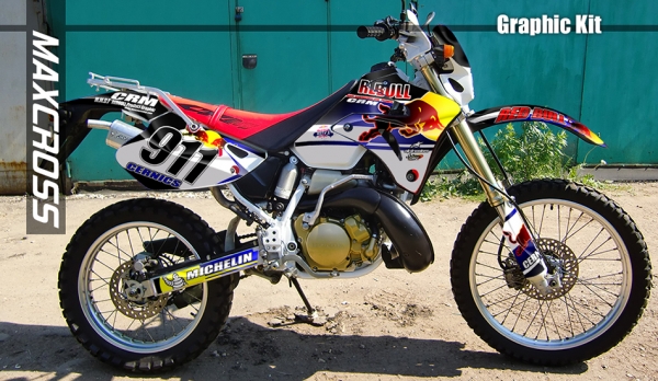 HONDA CRM250R CRM250AR 1994-1999 REDBULL STYLE