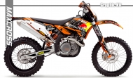 KTM ENDURO MX EXC/F's SX/F's 2007-2011' REDBULL STYLE