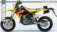 SUZUKI DR-Z400 S/SM/E After 2000-2024 ROCKSTAR MAKITA STYLE