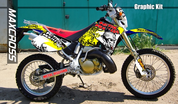 HONDA CRM250R CRM250AR 1994-1999 METALMULISHA STYLE