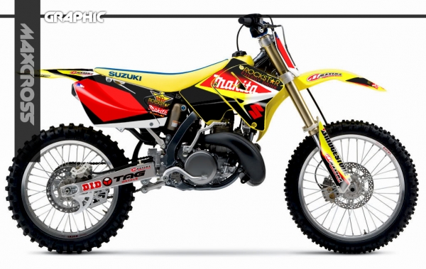 SUZUKI RM125 RM250 2001-2008 ROCKSTAR MAKITA STYLE