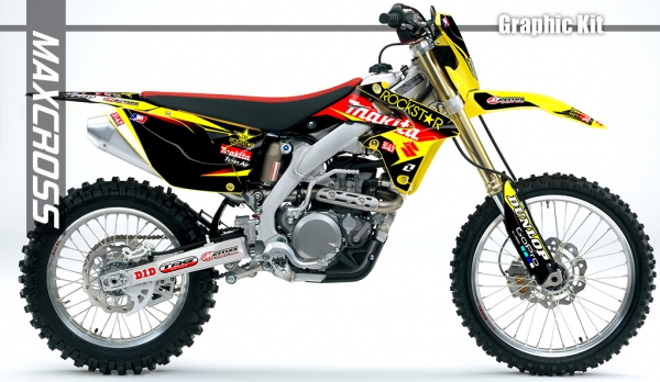 SUZUKI RMX450Z RM250Z RM450Z 2008-2018 ROCKSTAR MAKITA STYLE