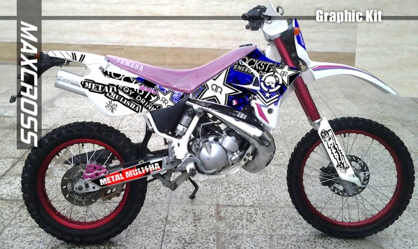 YAAMAHA DT200WR WR200 METALMULISHA ROCKSTAR STYLE