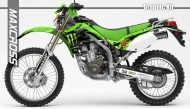 KAWASAKI KLX250SR KLX250D-TRACKER 2004-2007' MONSTER STYLE