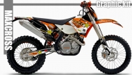 KTM ENDURO MX EXC/F's SX/F's 2007-2011' ROCKSTAR STYLE