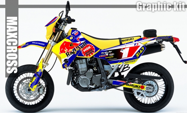 SUZUKI DR-Z400 S/SM/E After 2000-2024 REDBULL STYLE