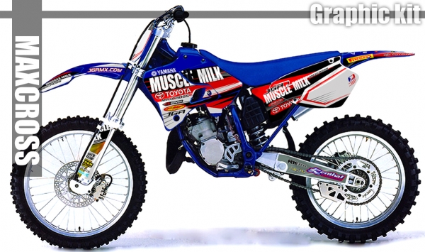 YAMAHA YZ125 YZ250 1996-2001 MUSCLE MILK STYLE