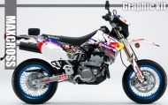 SUZUKI DR-Z400 S/SM/E After 2000-2024 REDBULL STYLE