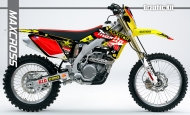 SUZUKI RMX450Z RM250Z RM450Z 2008-2018 ROCKSTAR MAKITA STYLE