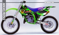 KAWASAKI KX125 KX250 1994-1998' ROCKSTAR STYLE