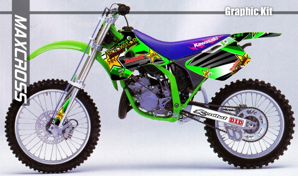 KAWASAKI KX125 KX250 1994-1998' ROCKSTAR STYLE