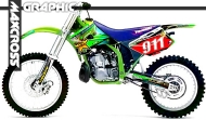 KAWASAKI KX125 KX250 1994-1998' ROCKSTAR STYLE