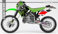 KAWASAKI KDX220SR KDX200R 1995-2007' MONSTER STYLE