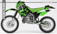 KAWASAKI KDX220SR KDX200R 1995-2007' FIRE STYLE
