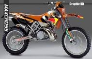 KTM ENDURO MX EXC/F's SX/F's 1998-2002' REDBULL STYLE