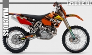 KTM ENDURO MX EXC/F's SX/F's 2003-2007' MSPDHL STYLE