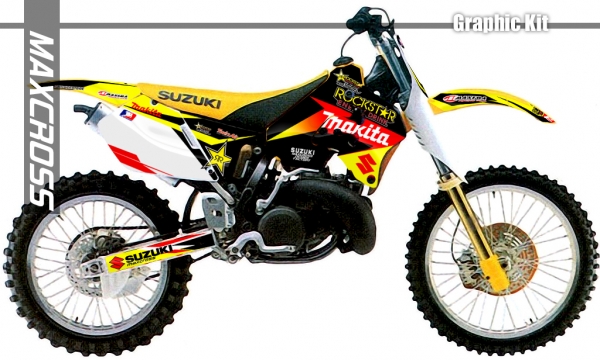 SUZUKI RM125 RM250 1996-1998 ROCKSTAR MAKITA STYLE