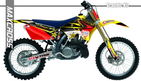 SUZUKI RM125 RM250 2001-2008 ROCKSTAR STYLE