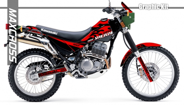 KAWASAKI SUPER SHERPA FIRE STYLE