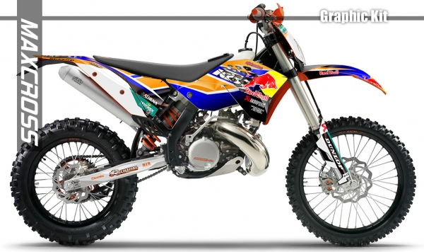 KTM ENDURO MX EXC/F's SX/F's 2007-2011' REDBULL STYLE