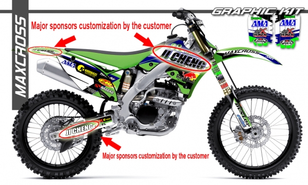 KAWASAKI KX250F KX450F 2009-2012' MSP STYLE