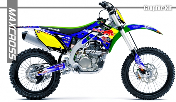 KAWASAKI KX250F KX450F 2012-2016' REDBULL STYLE