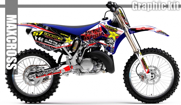 YAMAHA YZ125 YZ250 2002-2014 METALMULISHA ROCKSTAR STYLE