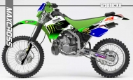 KAWASAKI KDX220SR KDX200R 1995-2007' MONSTER STYLE