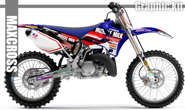 YAMAHA YZ125 YZ250 2002-2014 MUSCLE MILK STYLE