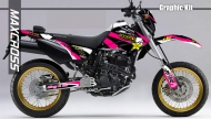 HONDA XR250/400 MOTARD 2003-2013 METALMULISHA ROCKSTAR STYLE