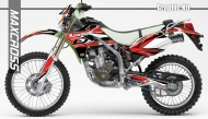 KAWASAKI KLX250SR KLX250D-TRACKER 2004-2007' SPORT STYLE