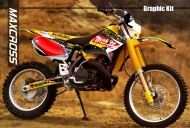 SUZUKI RMX250S 1996-2001' ROCKSTAR MAKITA STYLE