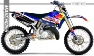YAMAHA YZ125 YZ250 UFO Restyled 2002-2014 REDBULL STYLE