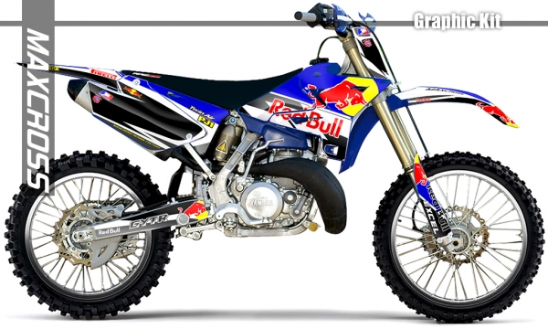 YAMAHA YZ125 YZ250 UFO Restyled 2002-2014 REDBULL STYLE