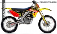 SUZUKI RM-Z 250 2007-2009' ROCKSTAR MAKITA STYLE