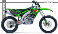 KAWASAKI KX250F KX450F 2016-2020' REDBULL STYLE
