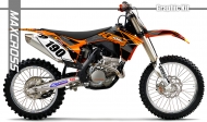 KTM ENDURO MX EXC/F's SX/F's 2011-2013' MSPSTD STYLE