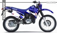 YAMAHA DT125R DT200R 1988-1992 SANMANUEL STYLE