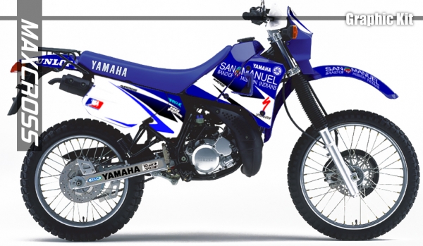 YAMAHA DT125R DT200R 1988-1992 SANMANUEL STYLE