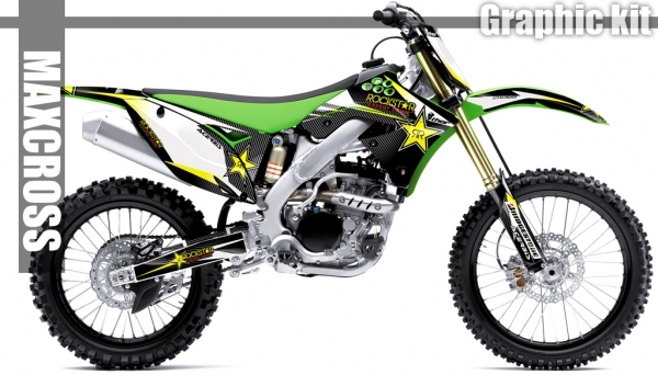 KAWASAKI KX250F KX450F 2009-2012' ROCKSTAR STYLE