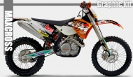 KTM ENDURO MX EXC/F's SX/F's 2007-2011' REDBULL STYLE