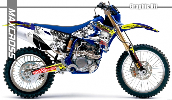 YAMAHA WR250F/450F YZ250F/450F 2003-2006' METALMULISHA ROCKSTAR STYLE