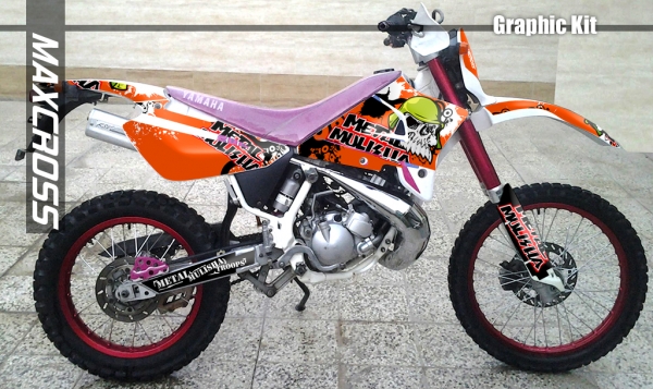 YAAMAHA DT200WR WR200 METALMULISHA STYLE