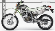 KAWASAKI KLX250SR KLX250D-TRACKER 2004-2007' METALMULISHA STYLE